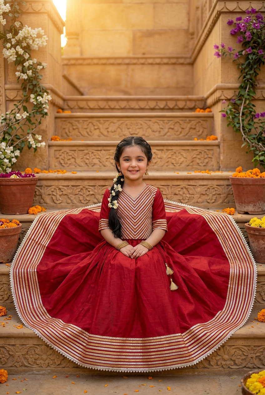 Laal Gota Lehenga