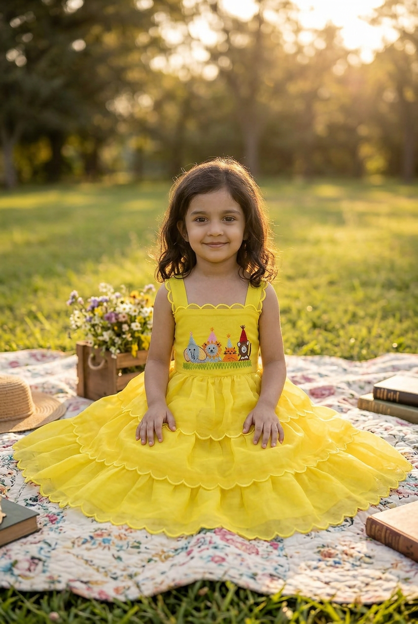 Jungle Tiered Dress