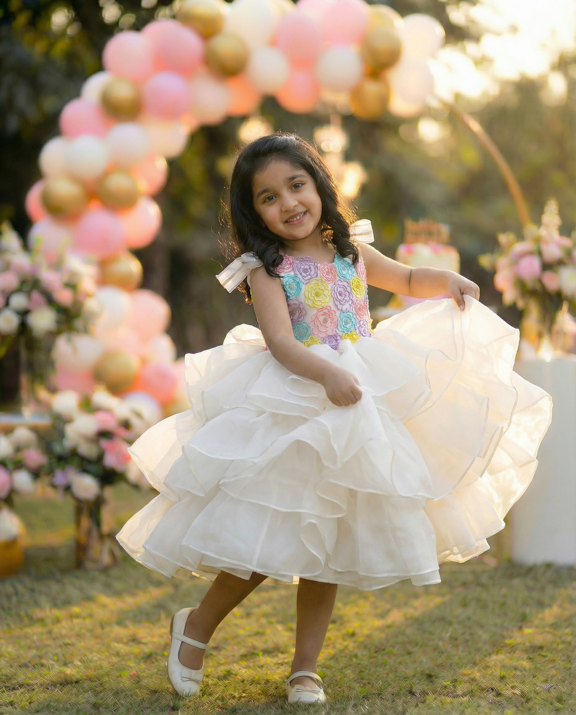 Whispers of spring dress