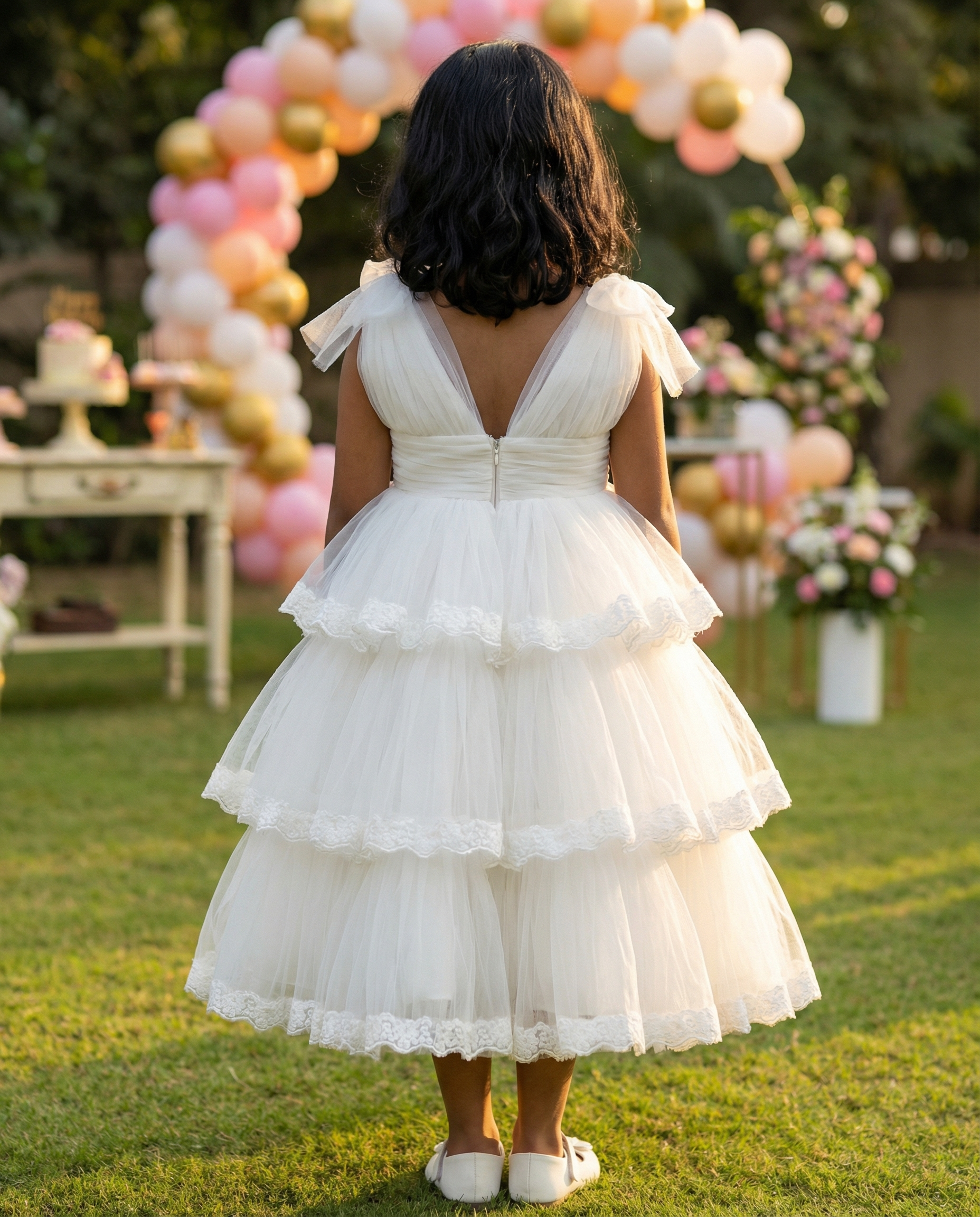 Cloud step dress