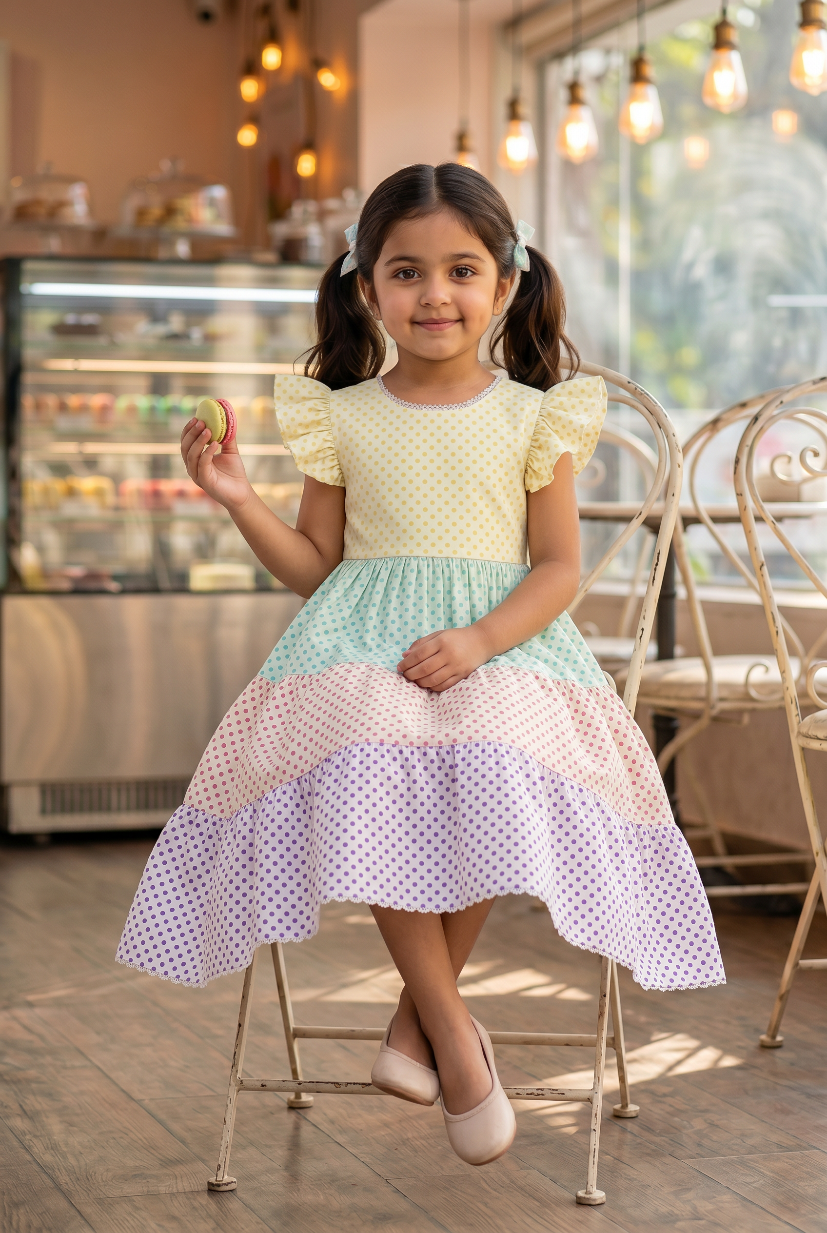 The Polka Multi Tiered Dress
