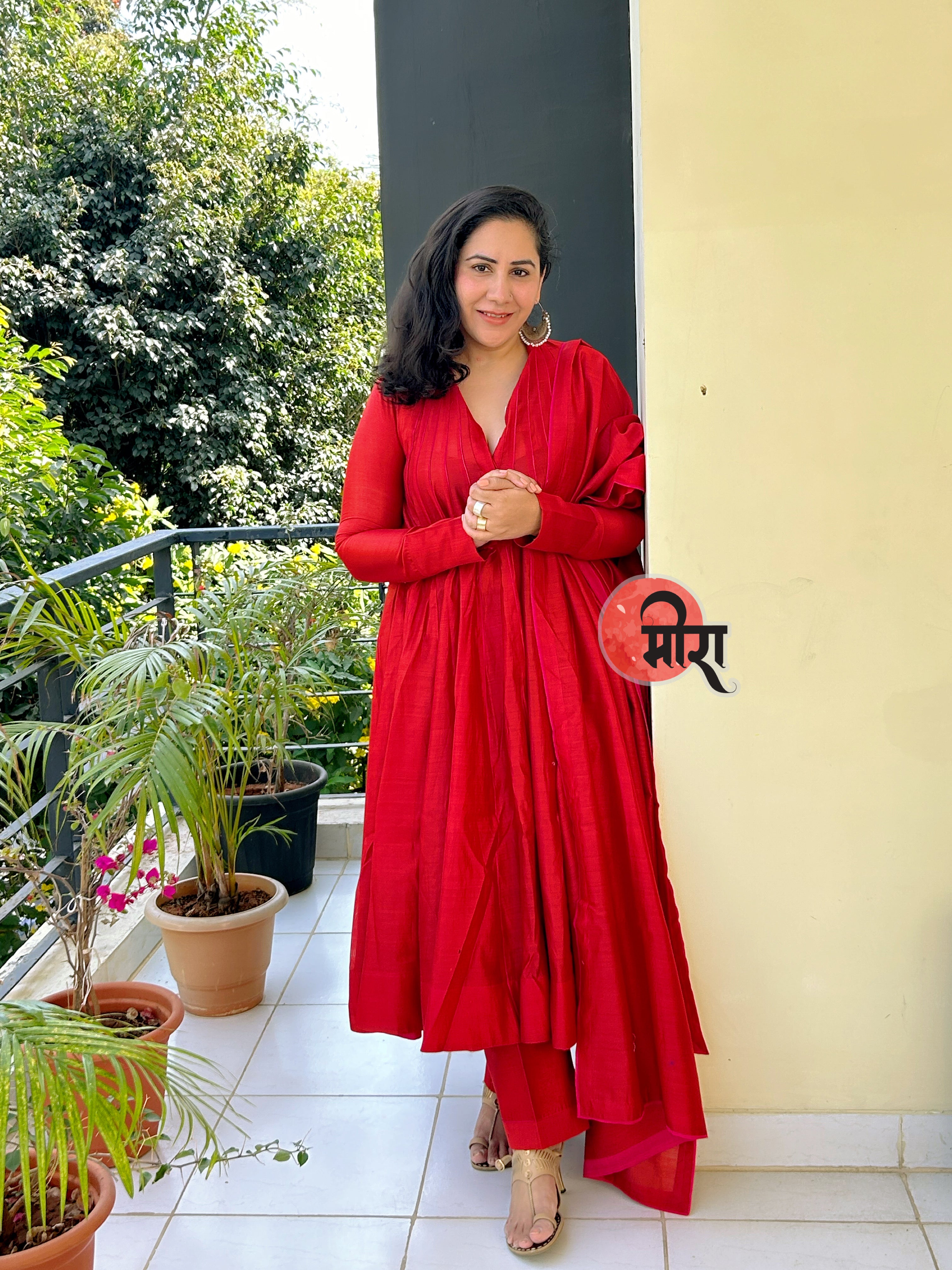 Lal Mirch 🌶️ Kalidar Kurta set