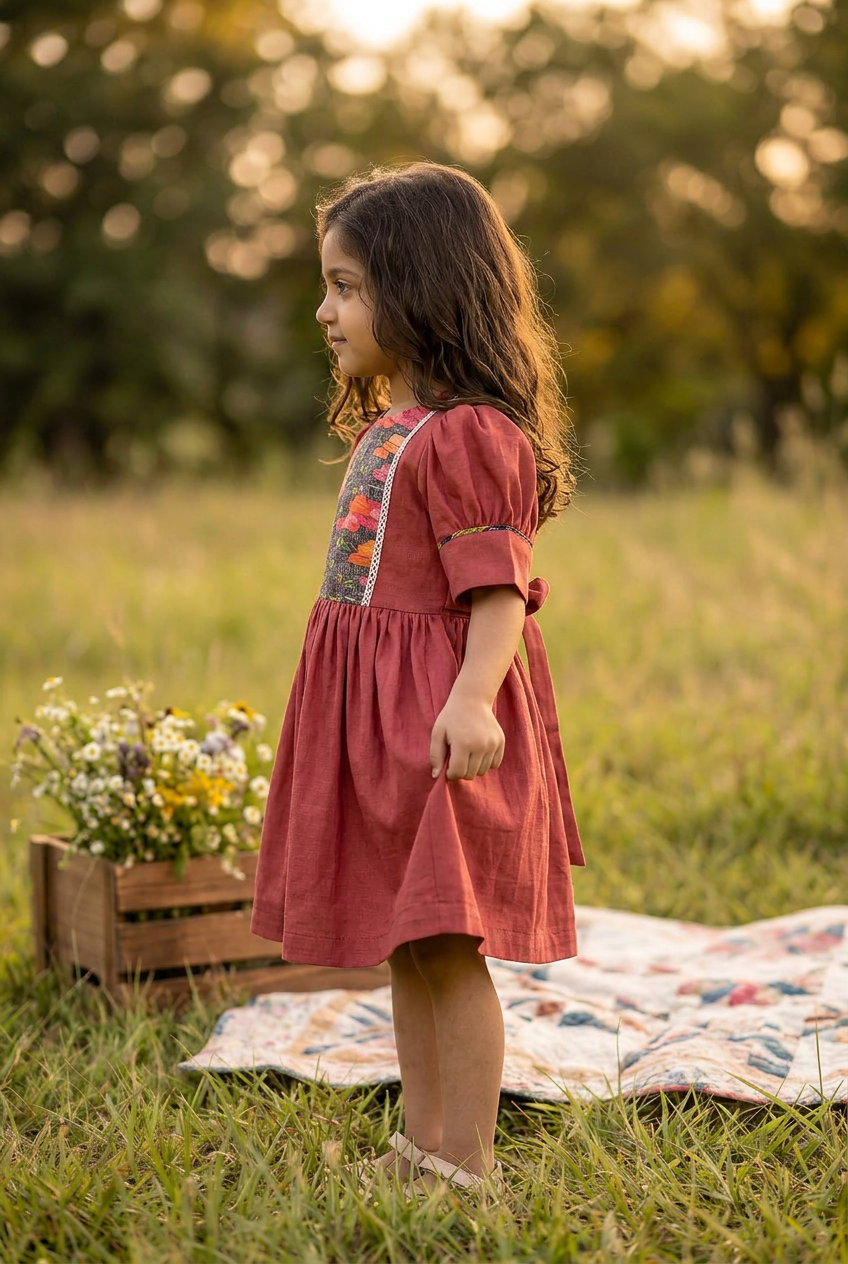 Watermelon Textured Dress