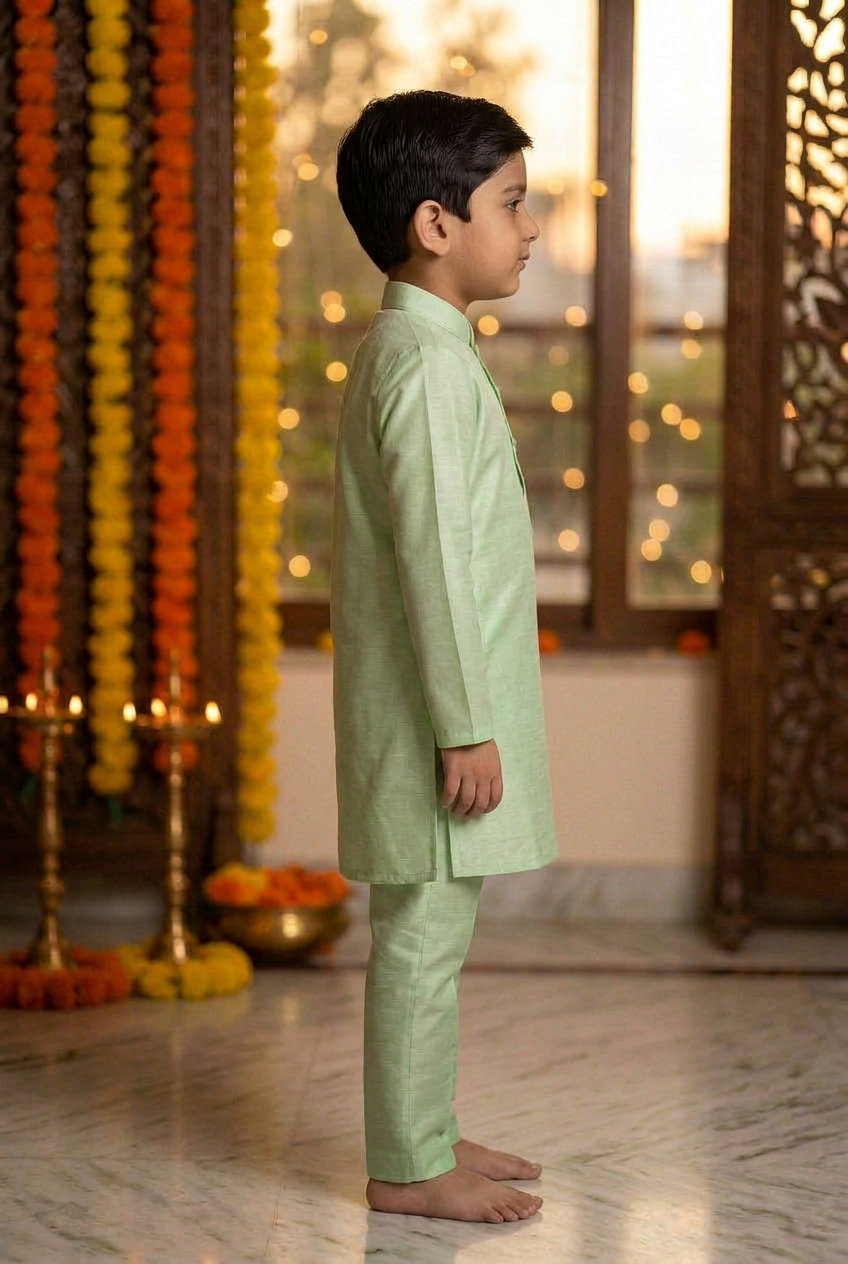 Pintucked Kurta set