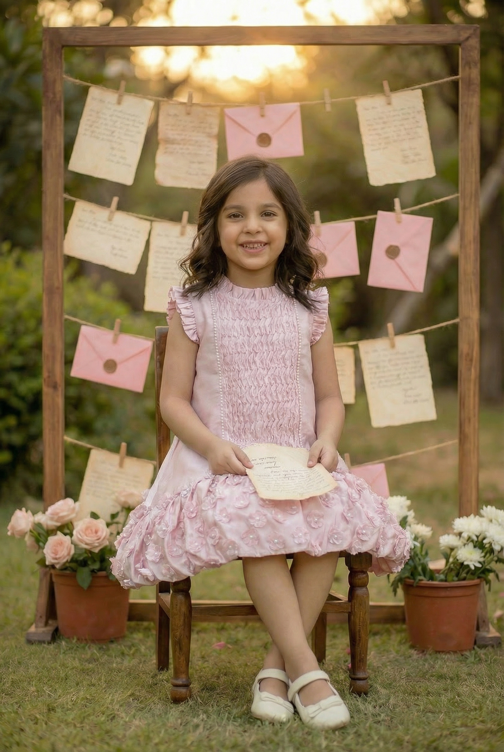 Heirloom Pearl- Blush dress