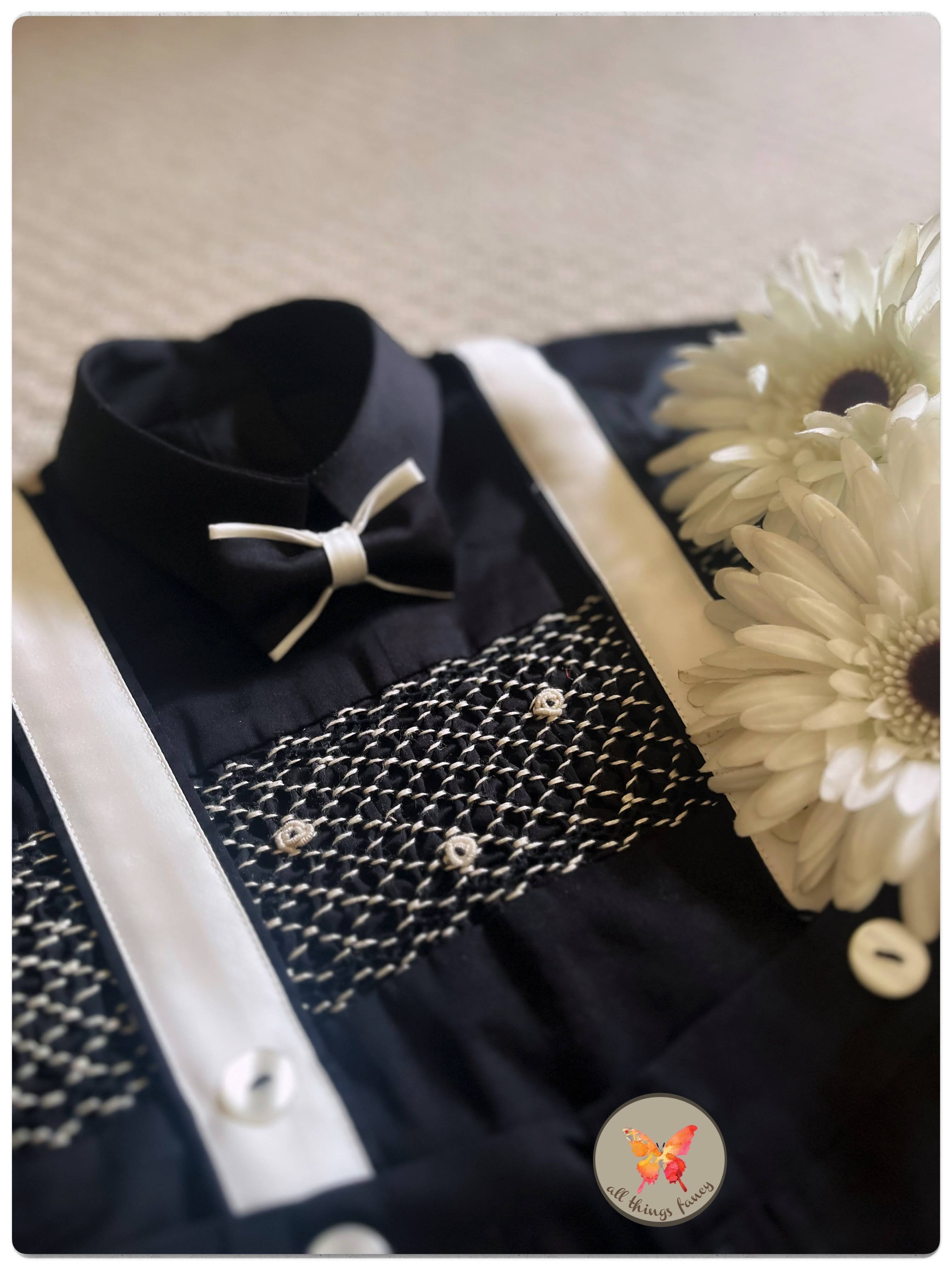 The Black Beauty Handsmocked Set