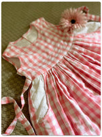 Load image into Gallery viewer, Gingham Checks Pink Frock
