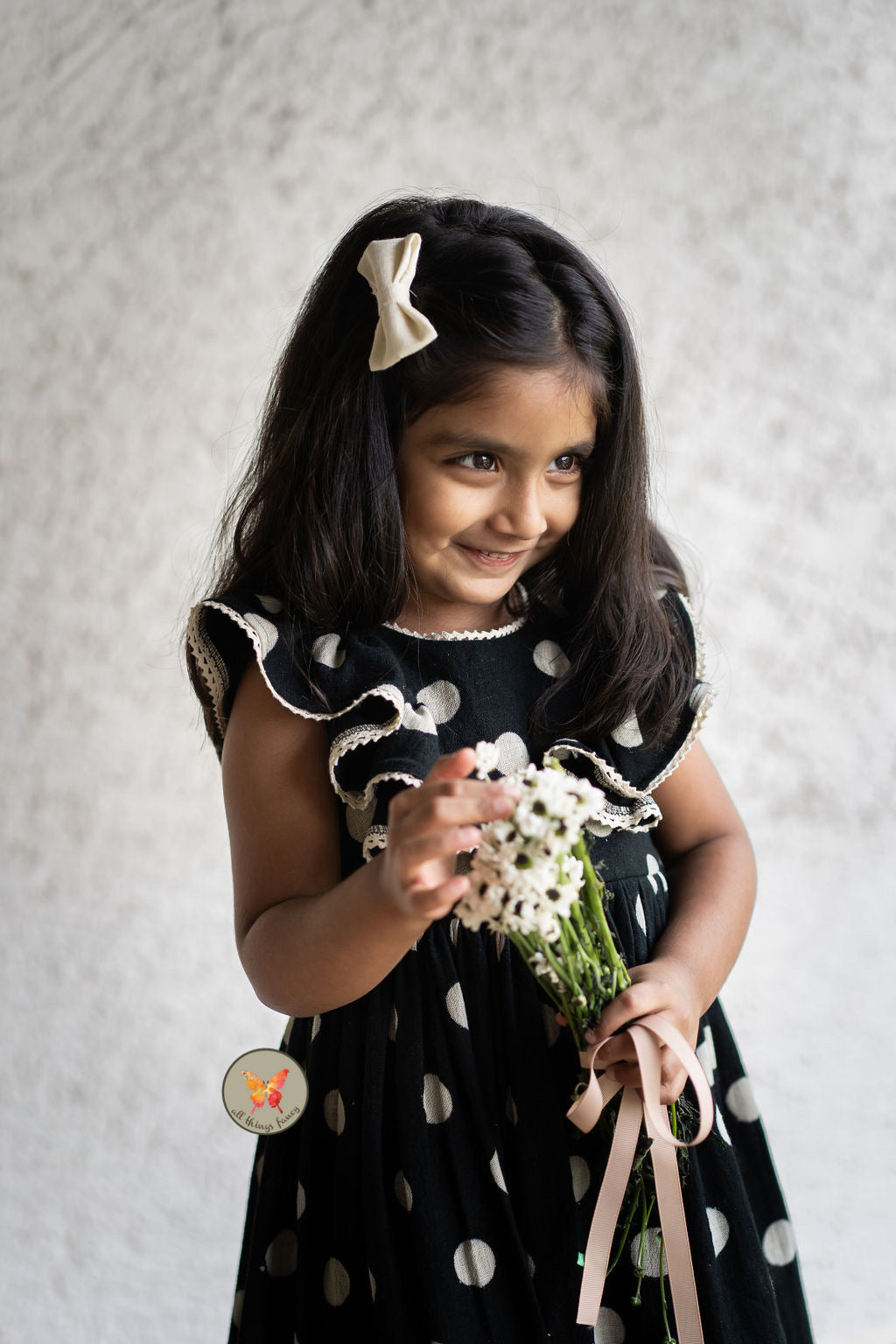 Monochrome Polka Frock