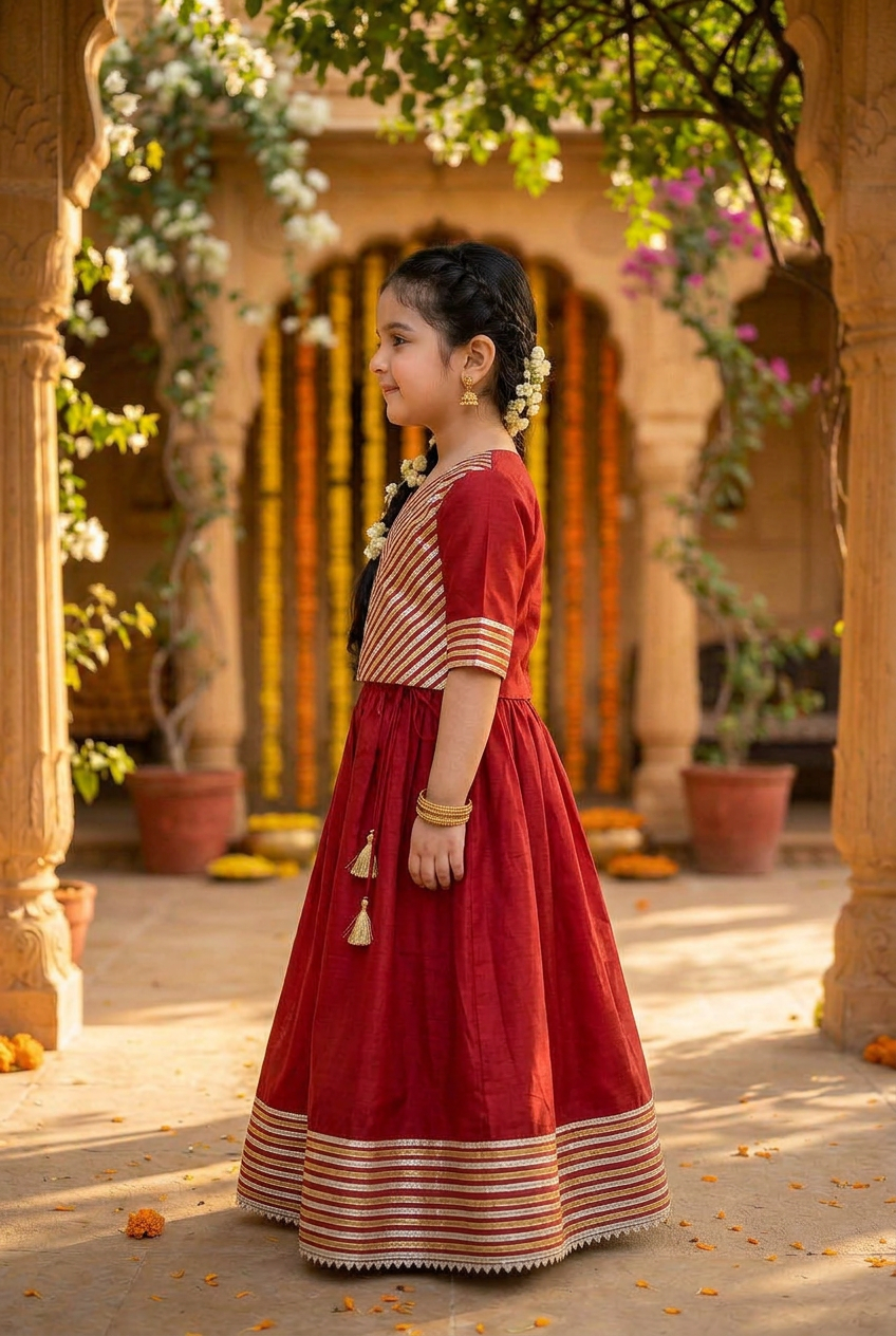 Laal Gota Lehenga