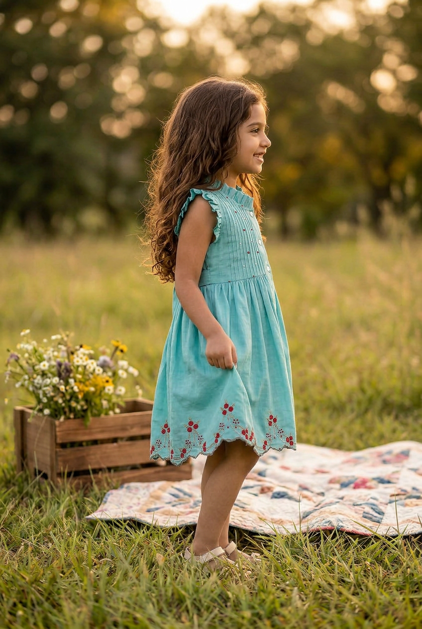Urvi Dress blue