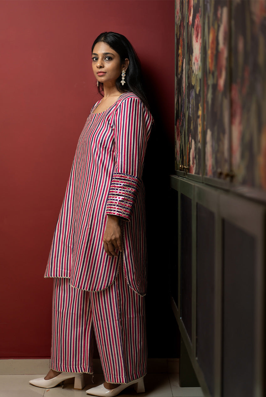 Sheesha wala Kurta set- Modern