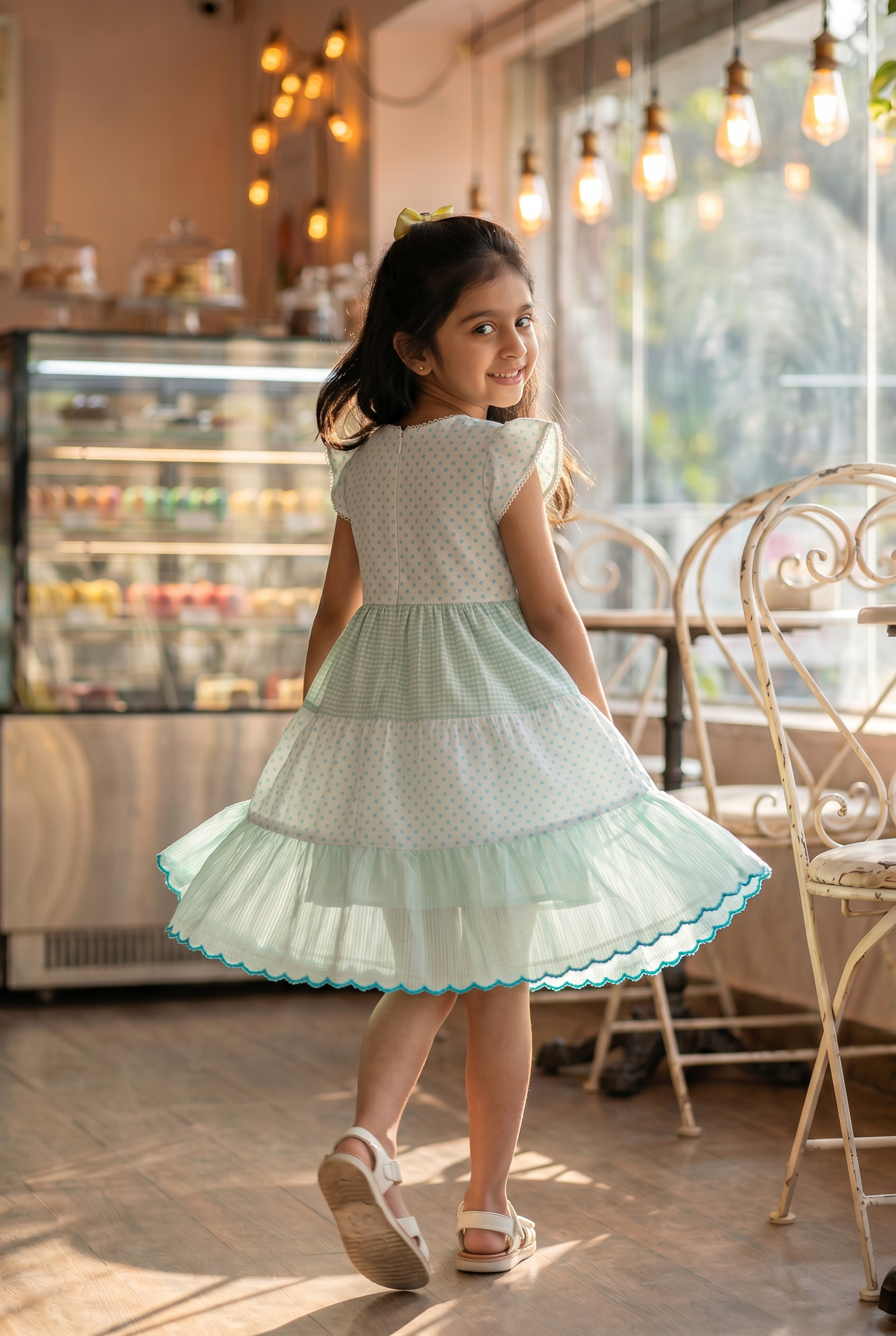 Sky Tiered Dress