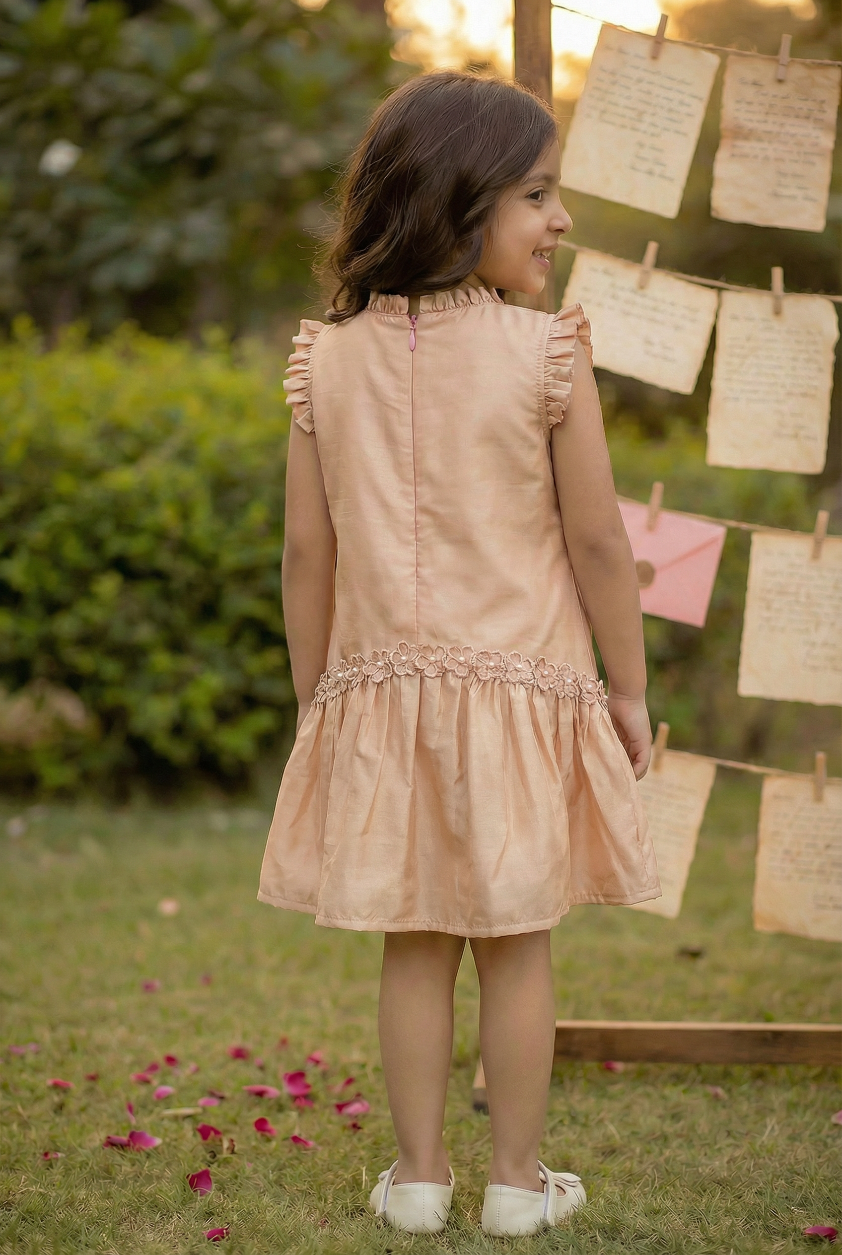 Heirloom Pearl- Nude dress