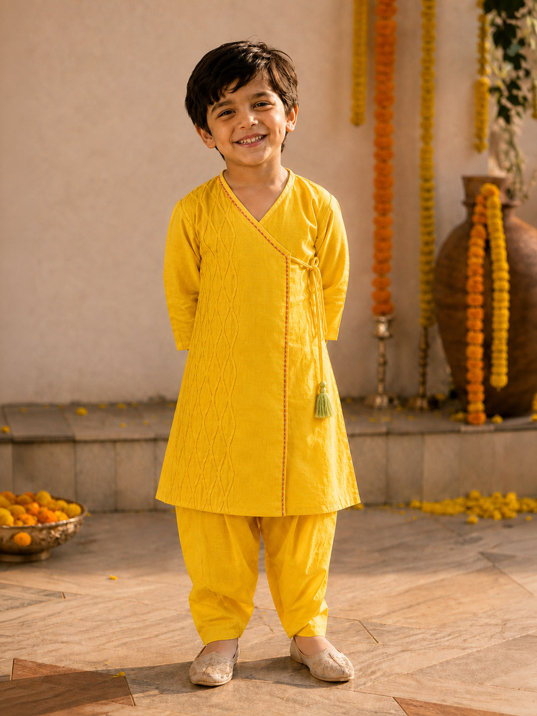 Barfi set-Yellow