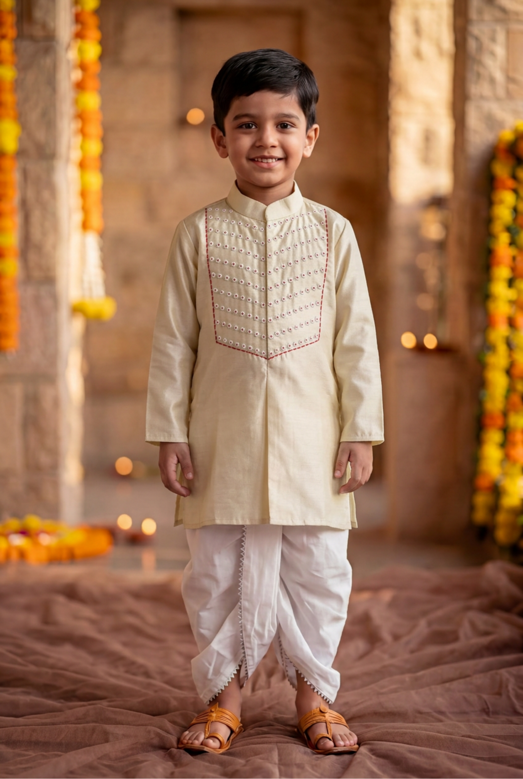 Moti wala Kurta set- Moti