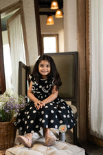 Load image into Gallery viewer, Monochrome Polka Frock
