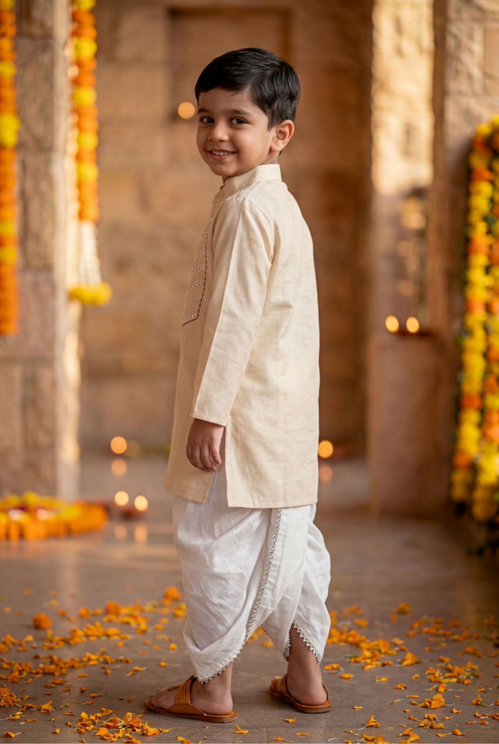 Moti wala Kurta set- Moti