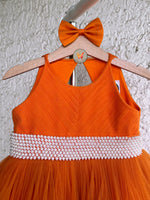 Load image into Gallery viewer, Burnt Orange Pearl dress
