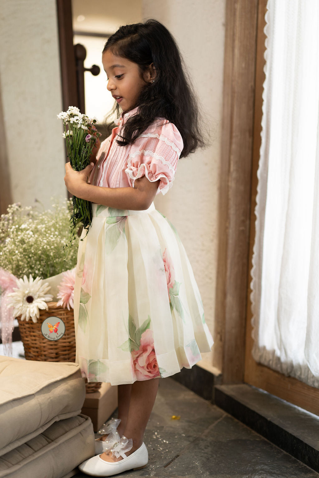 Rose Skirt Set