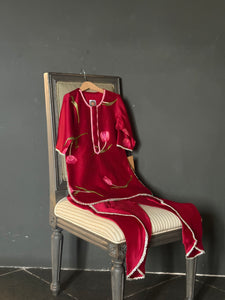 Tulip Suit Set- Red