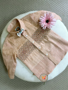 Musk Smocked Shirt