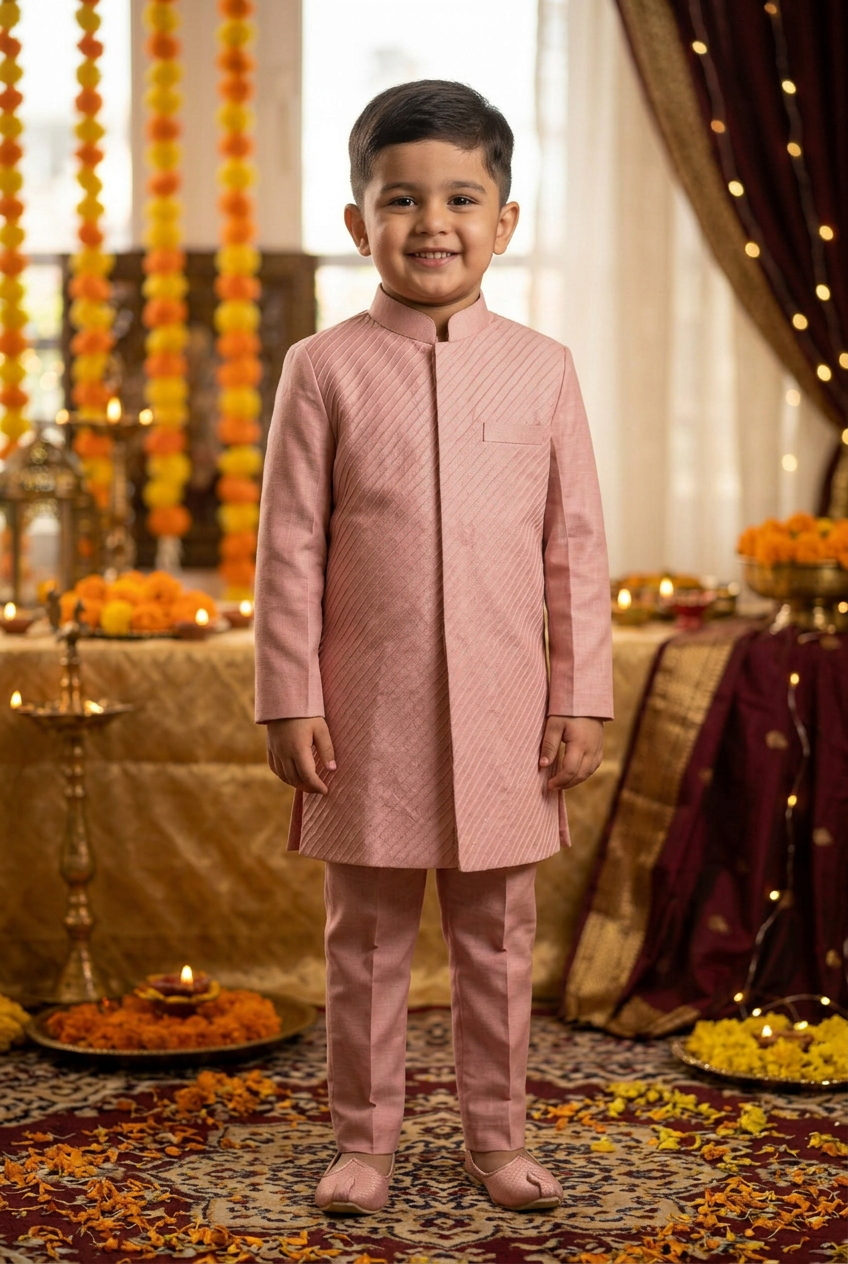 Pintucked Kurta set