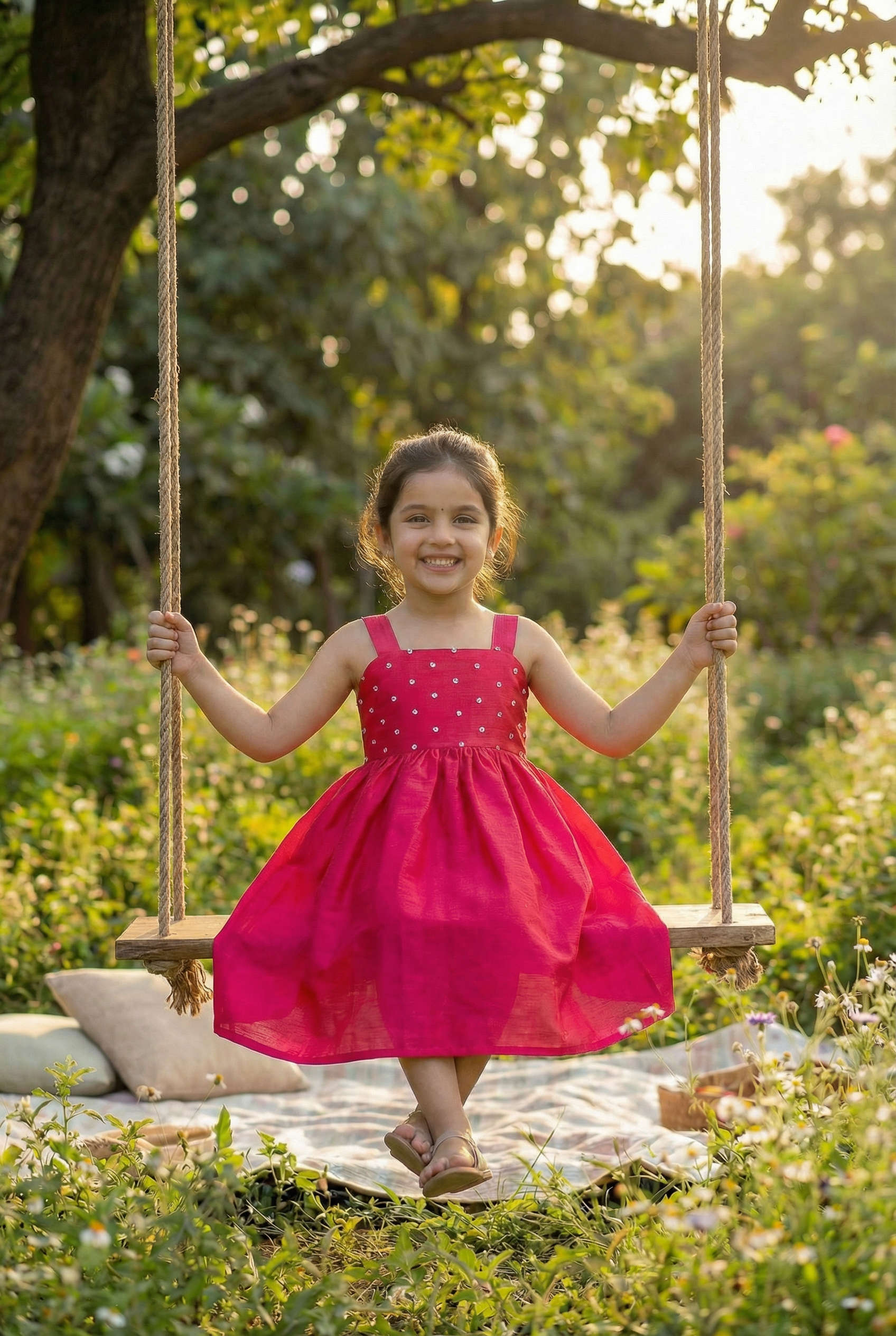 Noodle Strap Dress- Rani