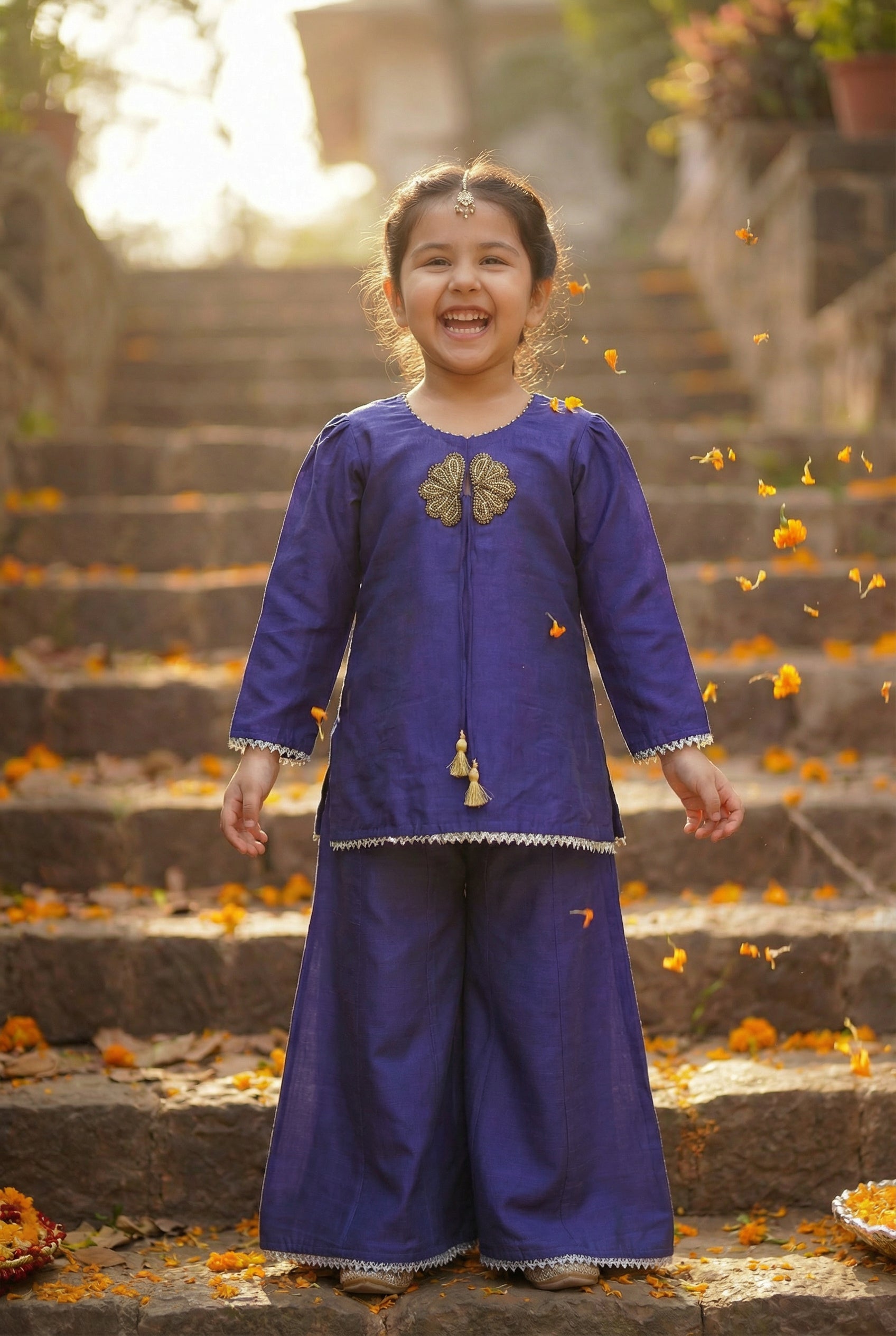 Sunehera Phool Sharara Ser- Violet