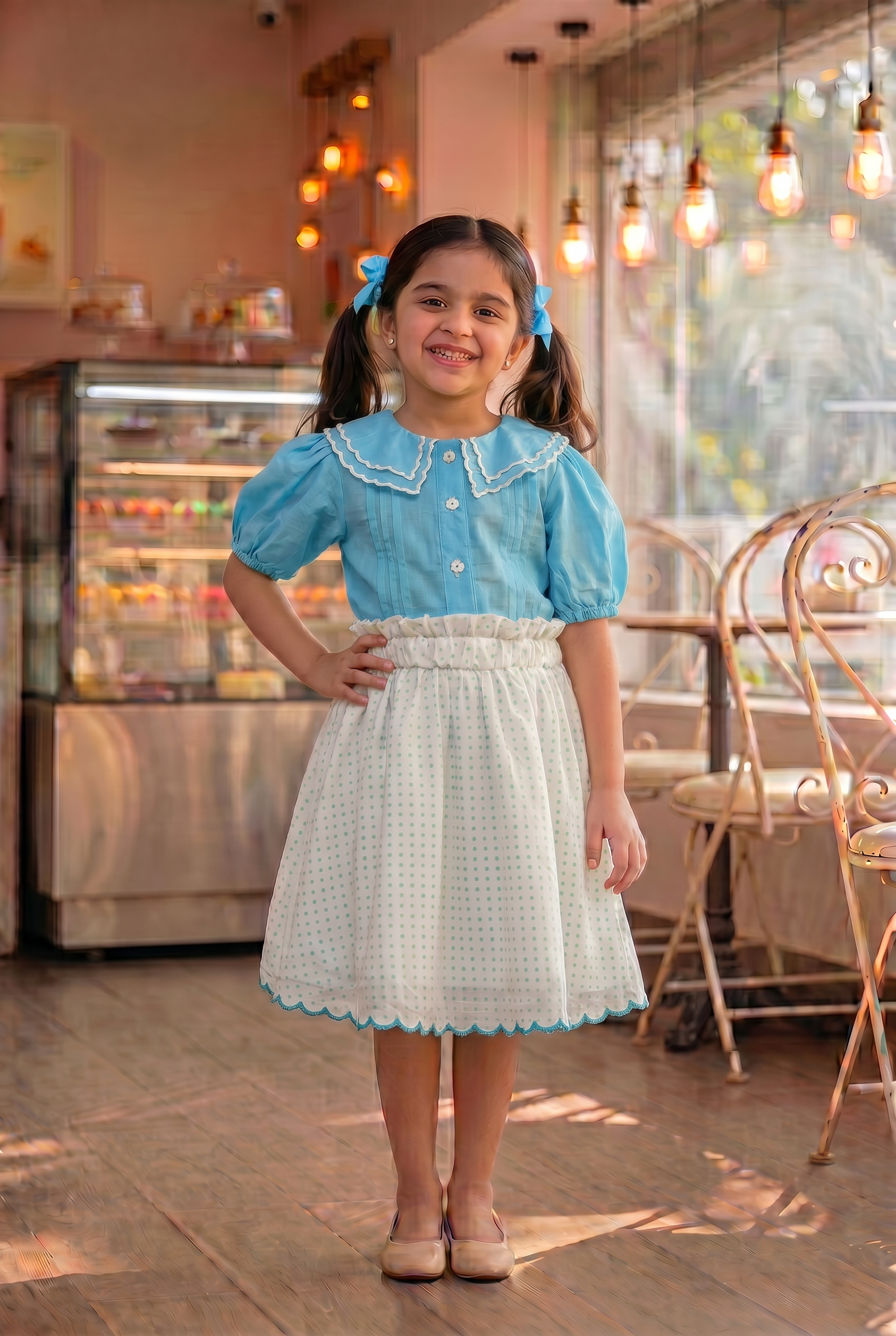 The Raindrop Skirt Set