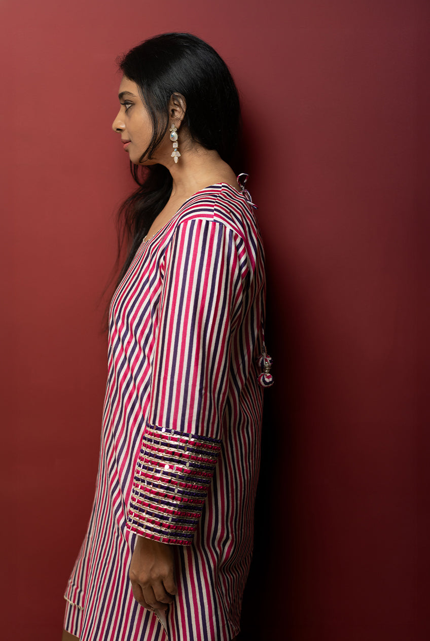 Sheesha wala Kurta set- Modern