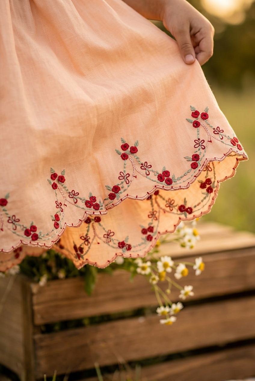 Urvi Dress peach