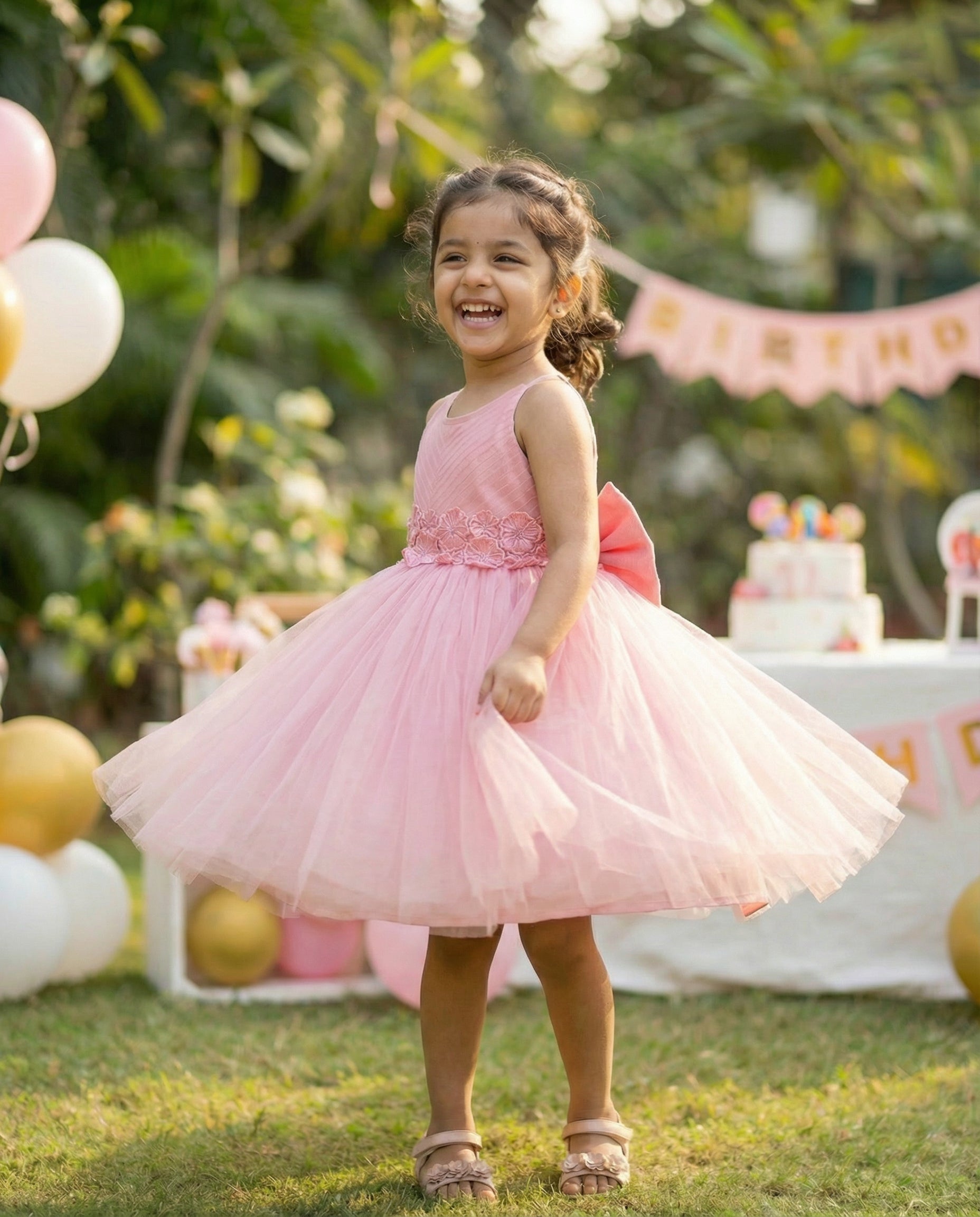 Petal Promise- Pink dress