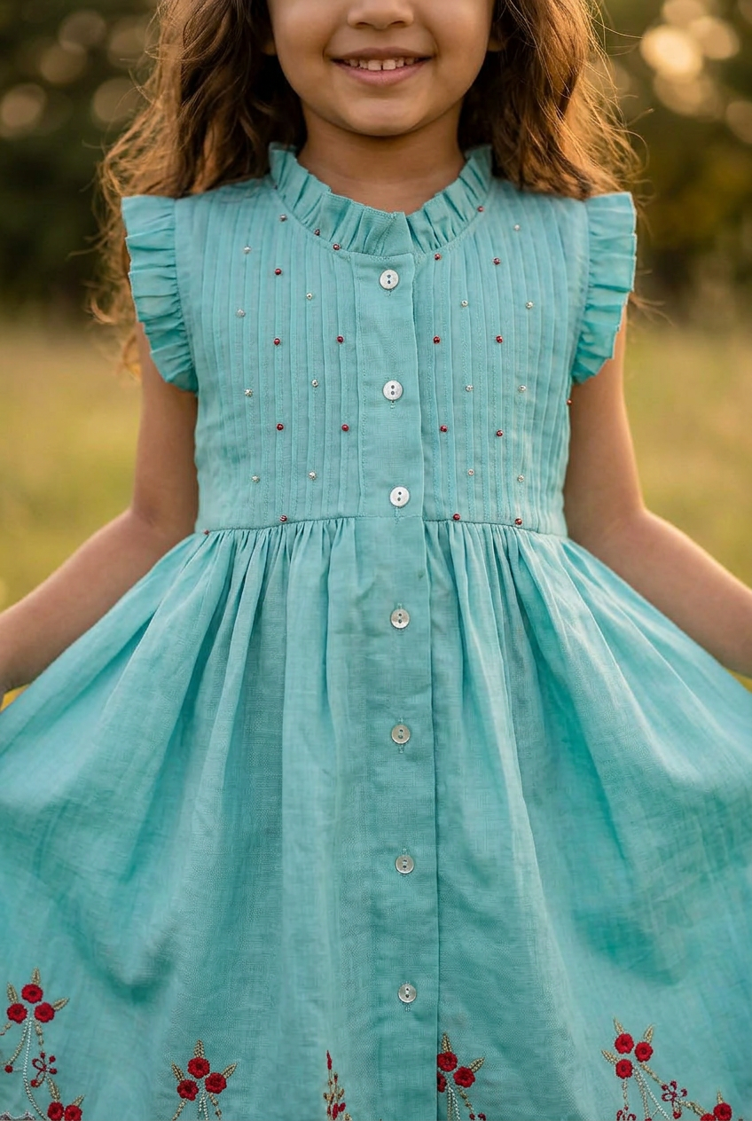 Urvi Dress blue