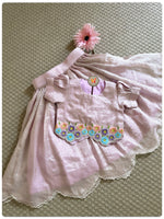 Load image into Gallery viewer, Embroidered Tissue Lehenga Set- Lavender
