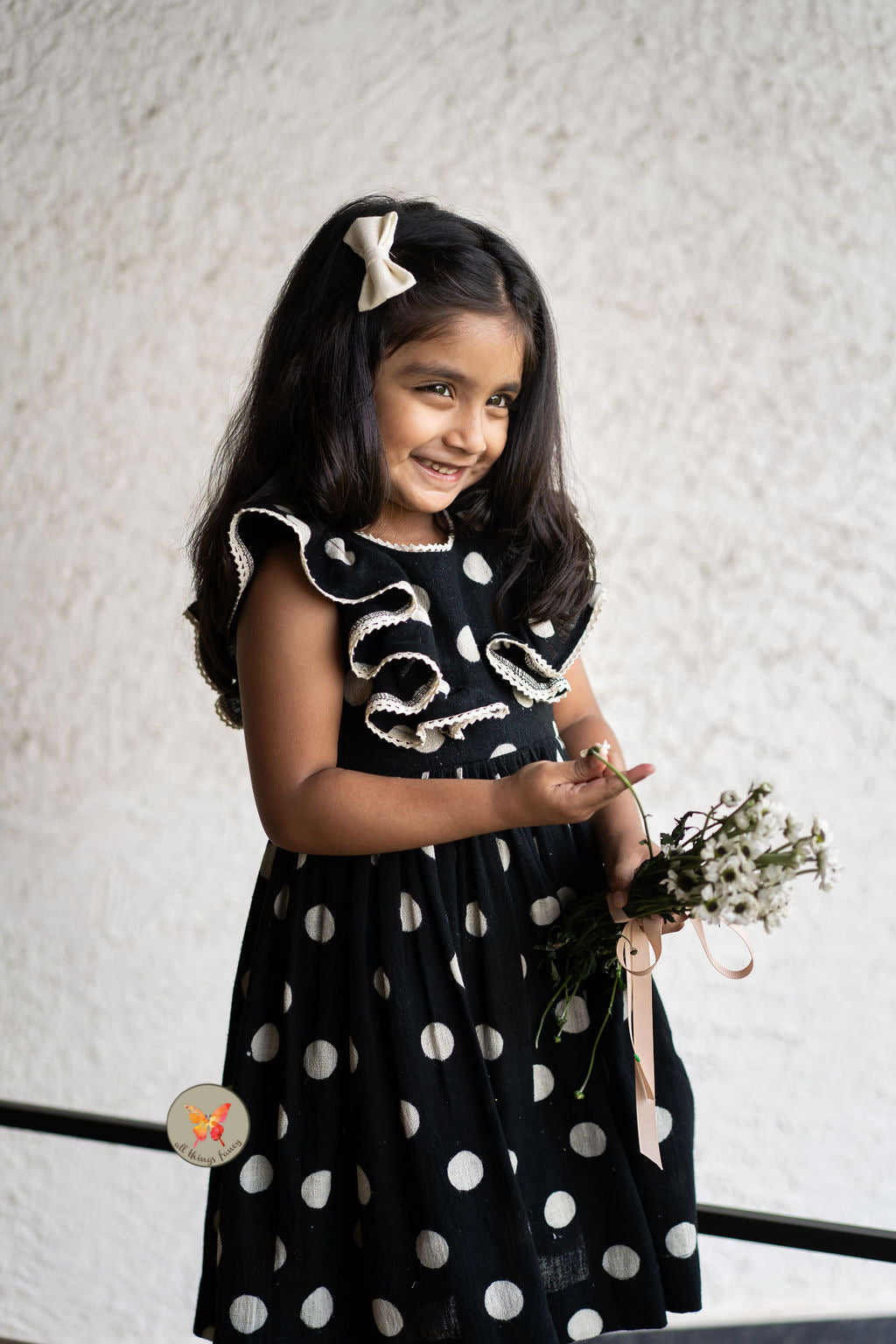 Monochrome Polka Frock