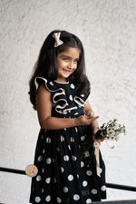 Load image into Gallery viewer, Monochrome Polka Frock
