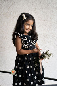 Monochrome Polka Frock