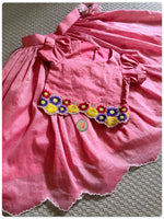 Load image into Gallery viewer, Embroidered Tissue Lehenga Set- Pink
