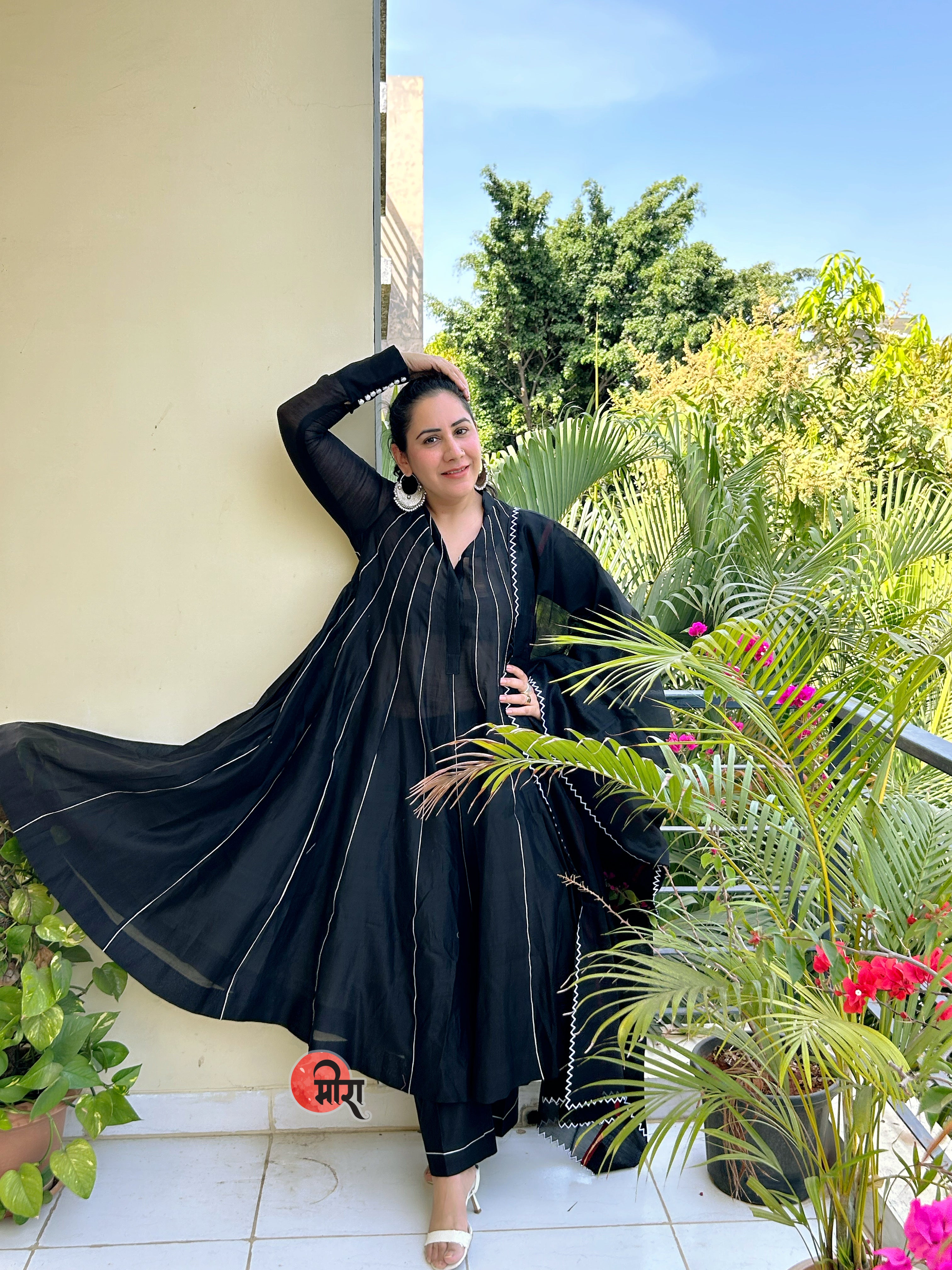 Black Kohl Kalidar Set