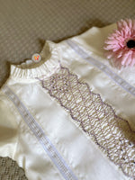 Load image into Gallery viewer, Lavender Smocking Paperbag shorts set
