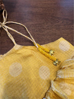 Load image into Gallery viewer, Festive Polka &amp; Checks Set- Sunshine yellow
