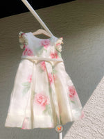 Load image into Gallery viewer, Floral Symphony Pearl Dress- Rose
