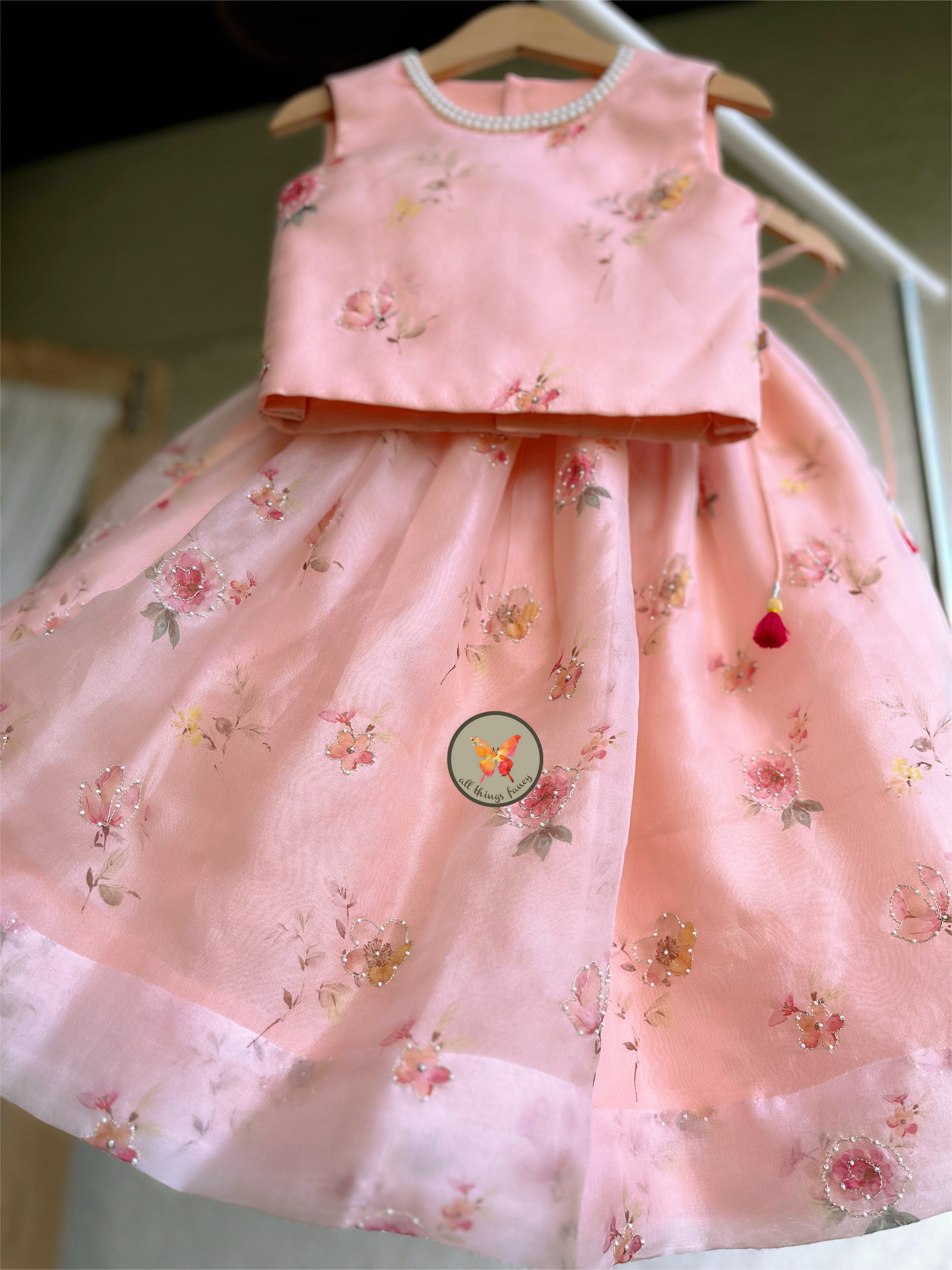 A summer wedding lehenga set- BLUSH