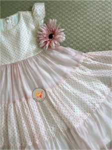 Pink Tiered Dress