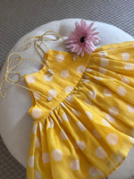 Load image into Gallery viewer, The Sunshine Polka Noodel Strap Dress
