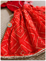 Load image into Gallery viewer, Bandhani Lehenga- Laal
