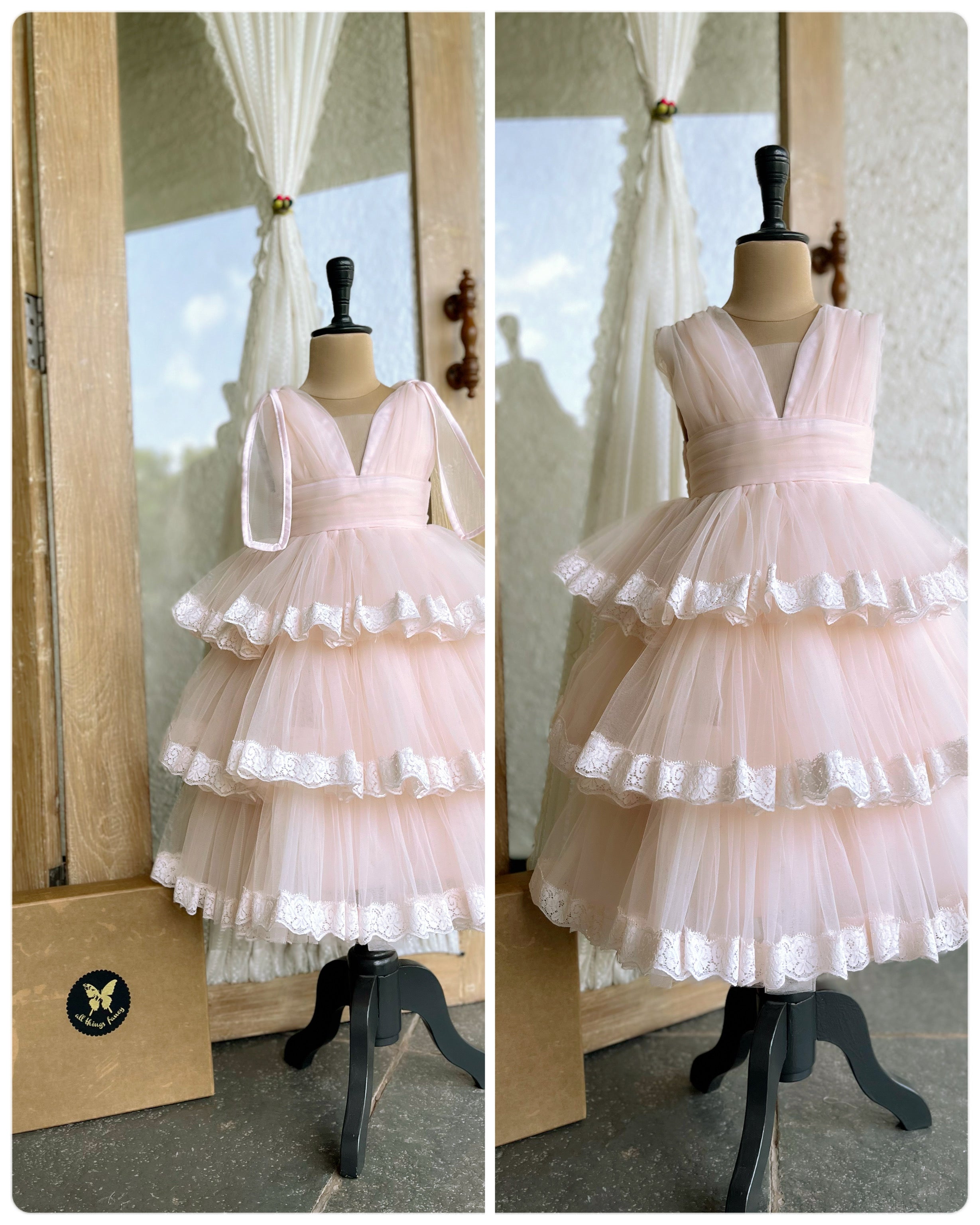 The Princess Dress- Pale pink