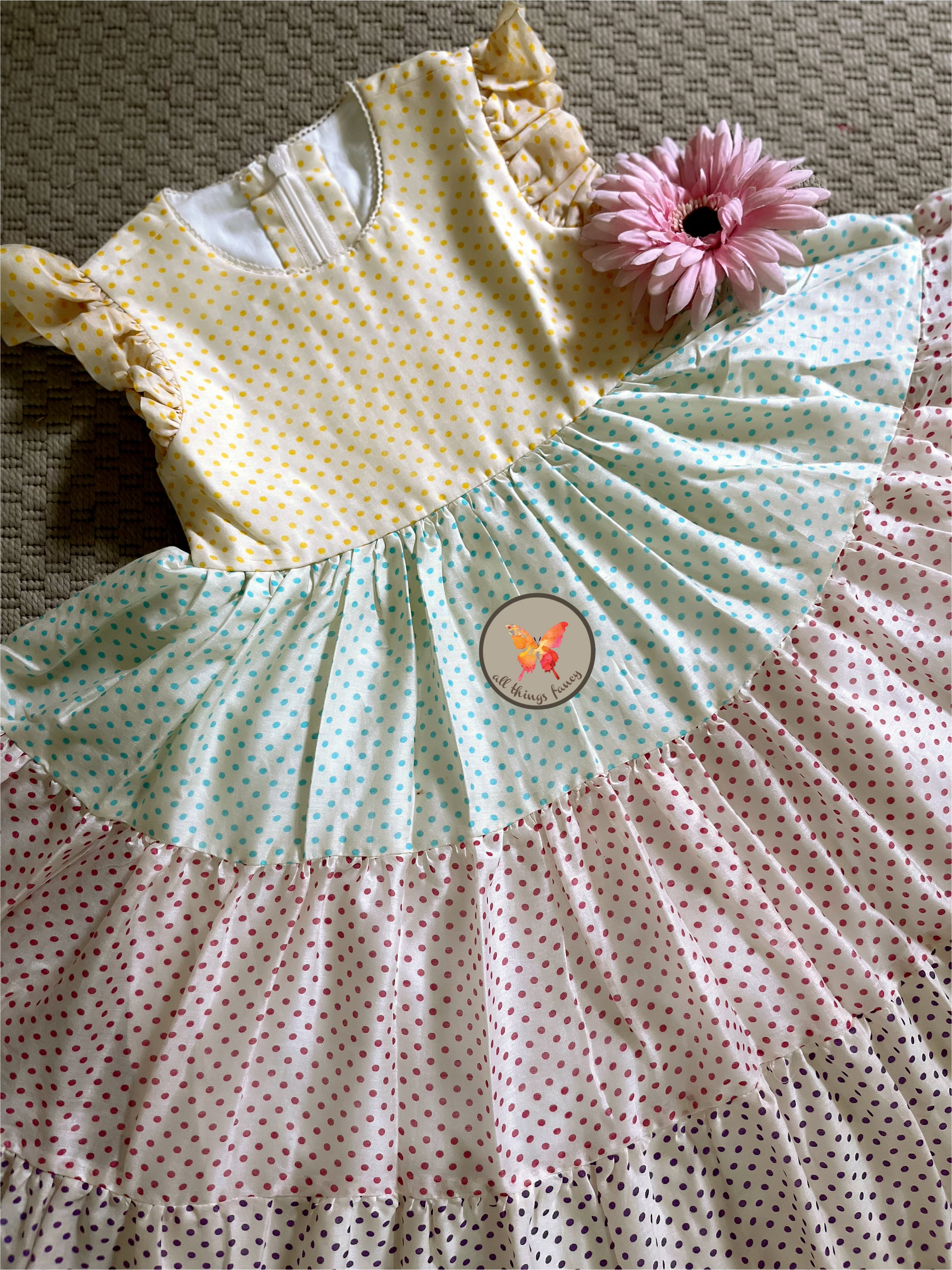 The Polka Multi Tiered Dress