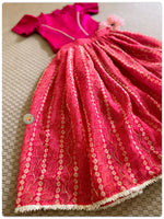 Load image into Gallery viewer, Bandhani Lehenga- Rani
