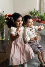 Load image into Gallery viewer, Classic Pink Checks Smocked Dress
